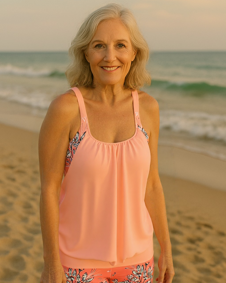 Annalise - Floral Print Classic Tankini