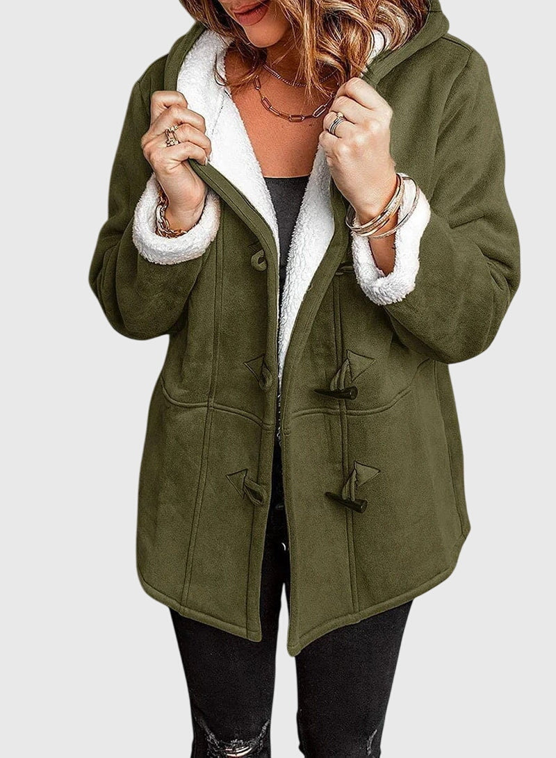 Charlotte - Hooded Fleece Coat