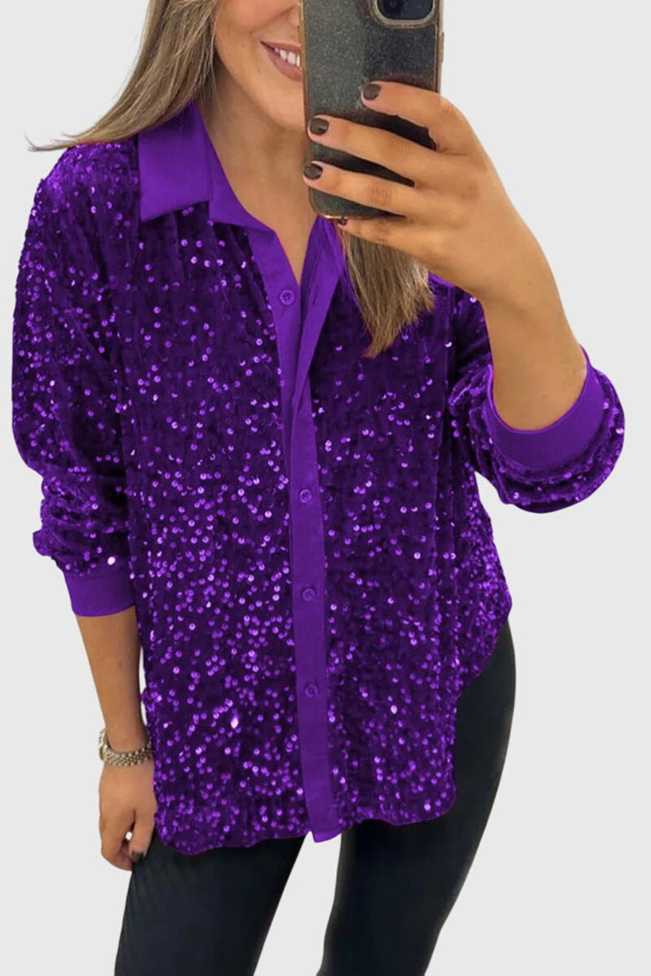 Bryony - Sparkle Sequin Shirt