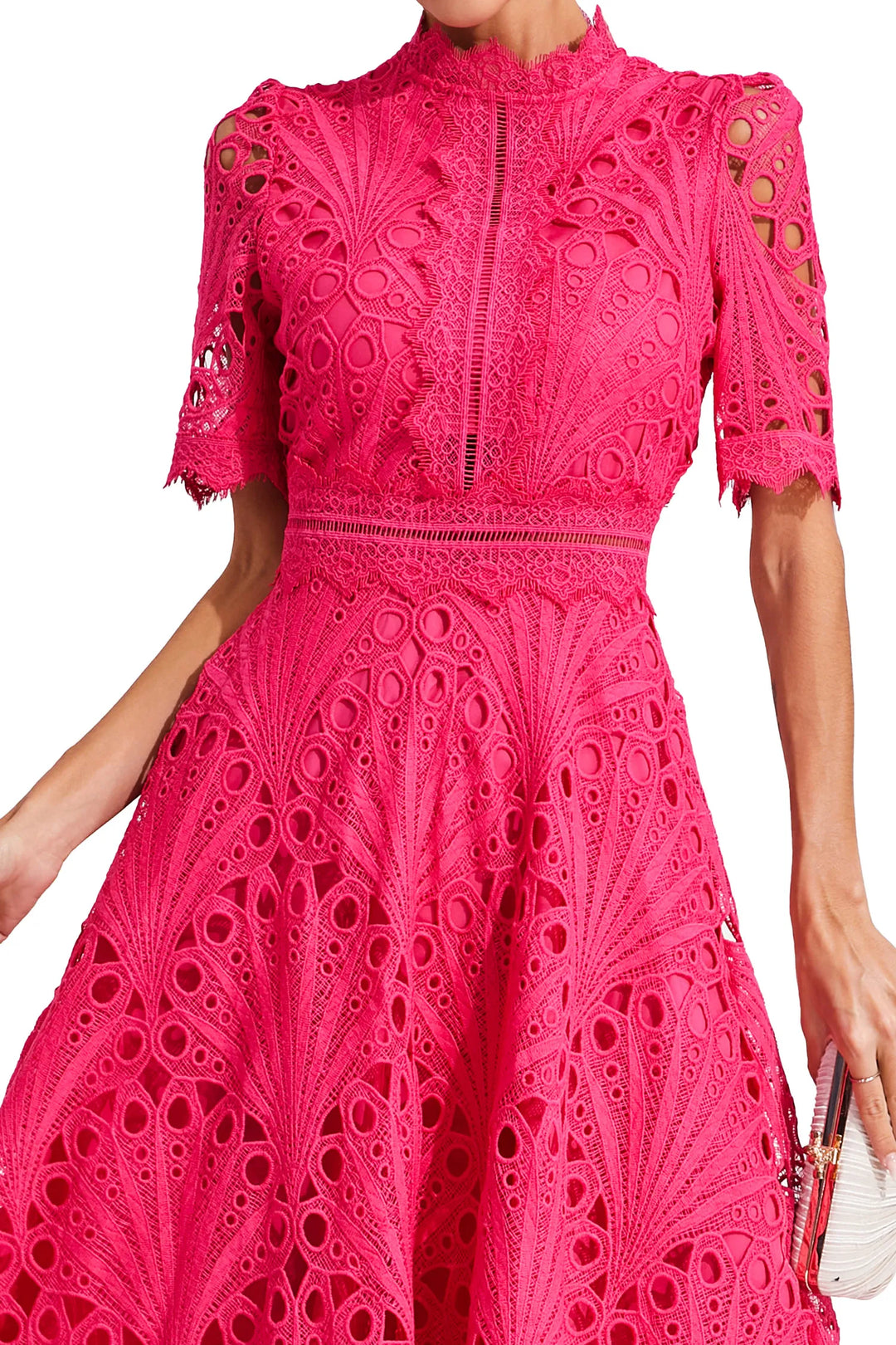 Hallie - Lace Midi Dress