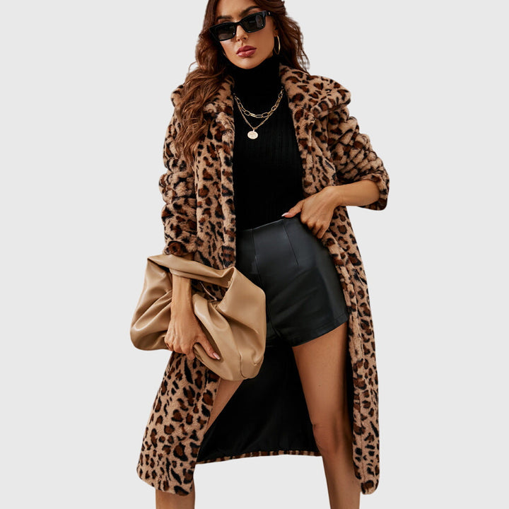 Candice - Leopard Print Winter Coat