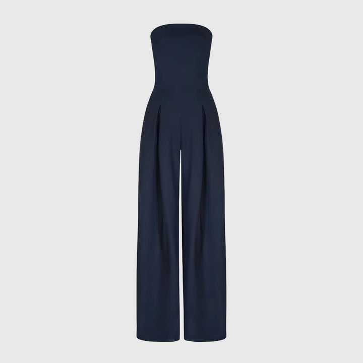 Alyssa - Wide Leg Strapless Jumpsuit