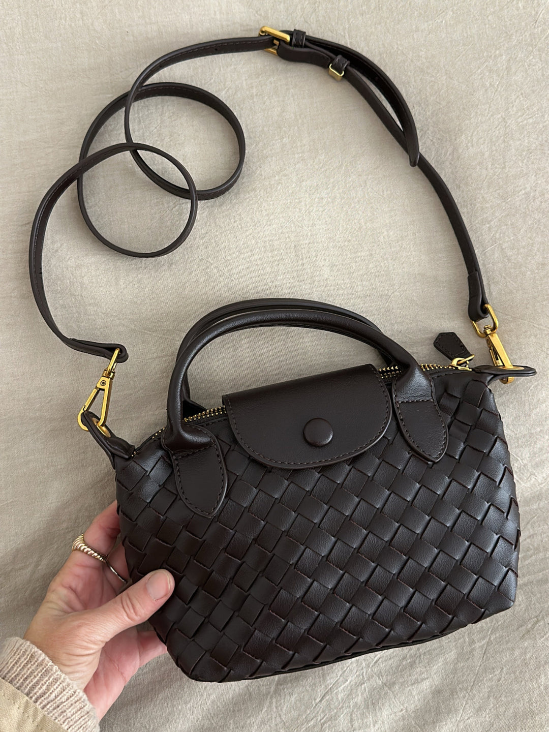 Elise | Braided Petite Convertible Bag