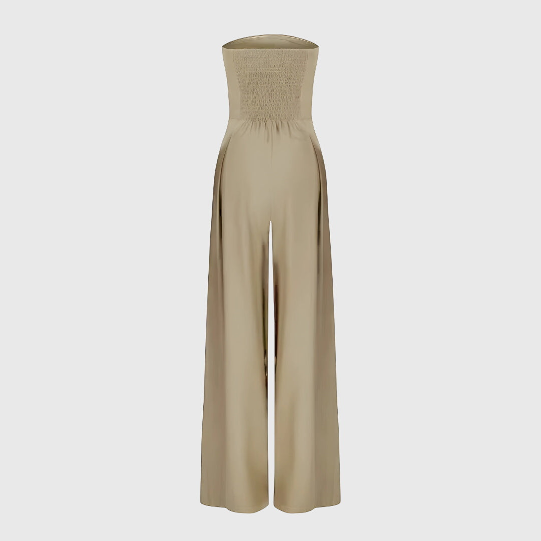 Alyssa - Wide Leg Strapless Jumpsuit