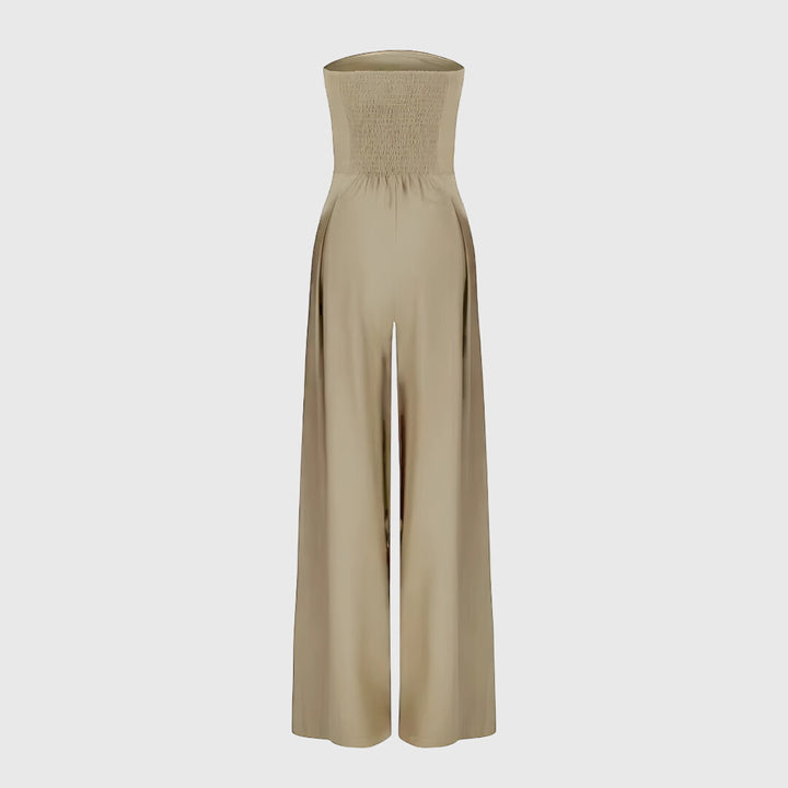 Alyssa - Wide Leg Strapless Jumpsuit