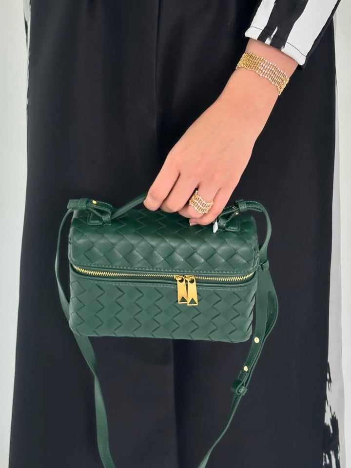 Juliette | Polished Structured Woven Bag