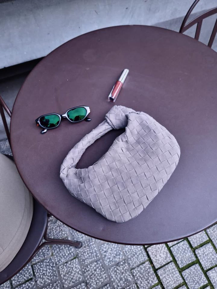 Renee | Soft Braided Mini Suede Bag