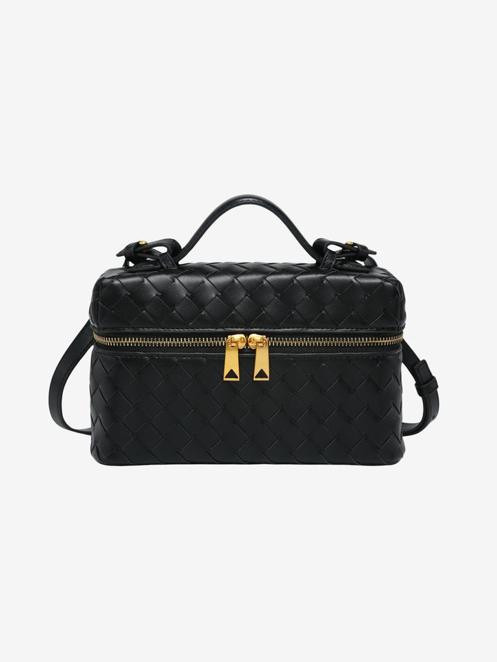 Juliette | Polished Structured Woven Bag