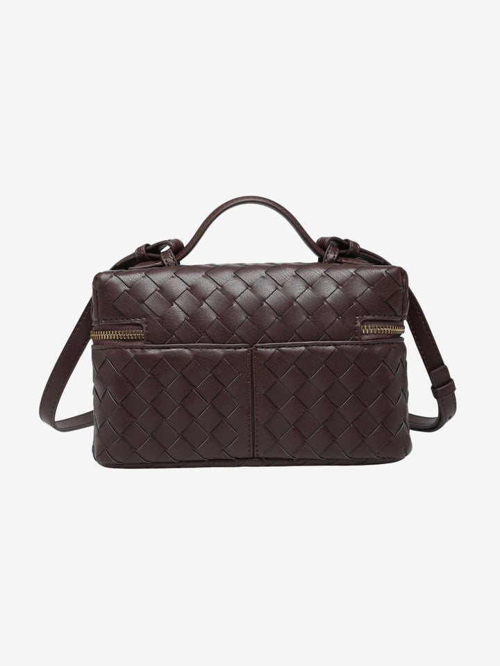 Juliette | Polished Structured Woven Bag