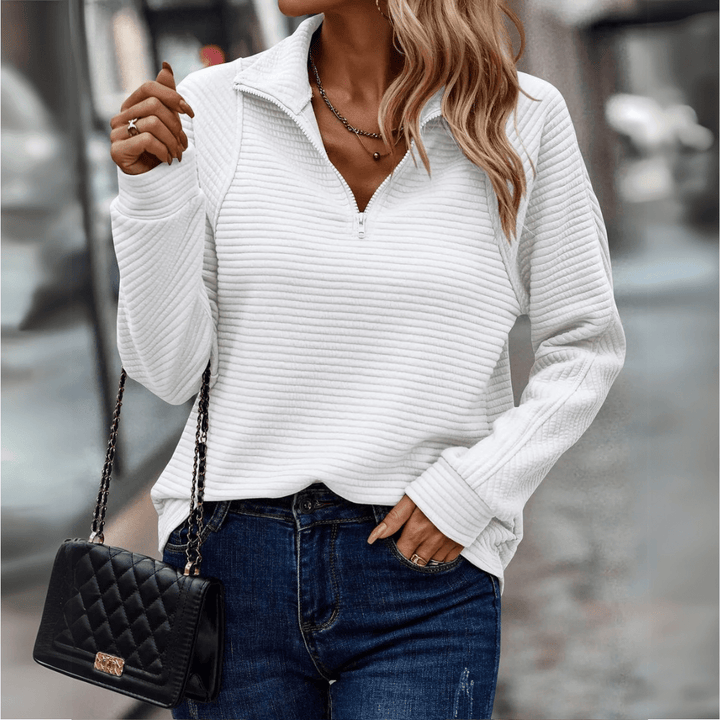 Kathleen | Casual Zip Sweater