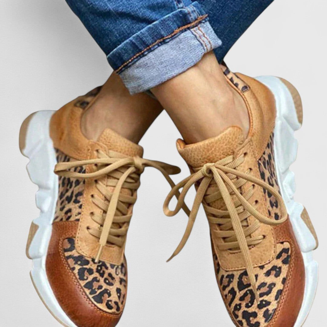 Ember - Comfortable Leopard Sneakers