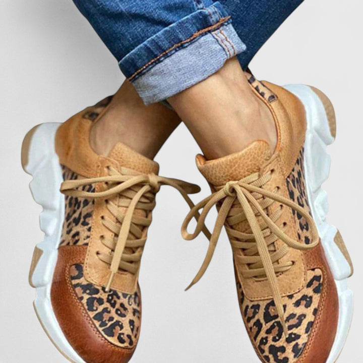Ember - Comfortable Leopard Sneakers