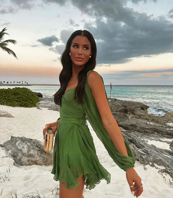 Roxy - Mini Dress with Elegant Sleeves