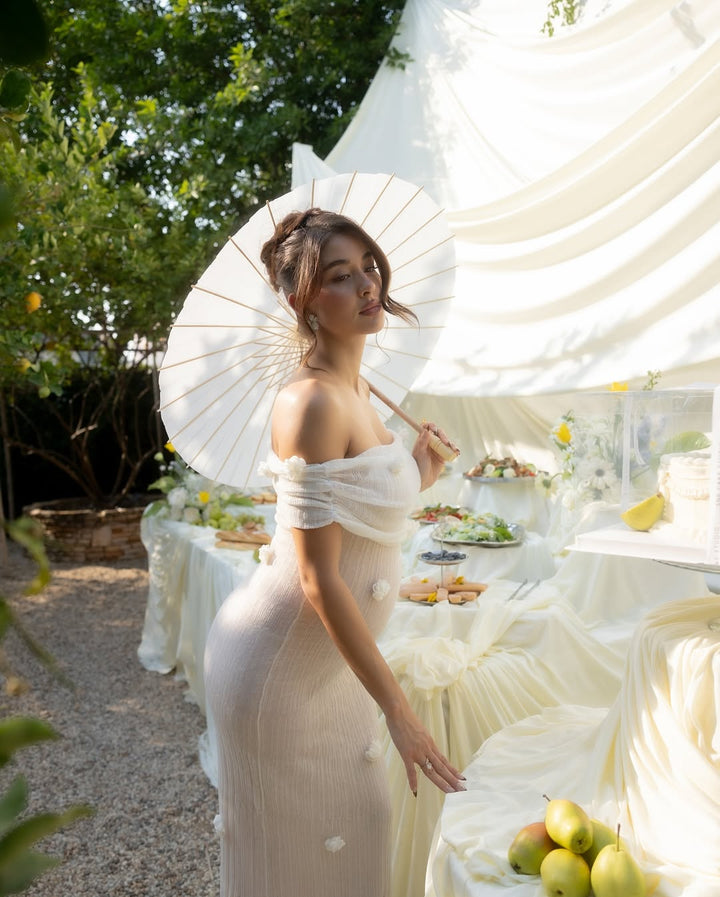 Vionnet | Petalwhisper Maternity Dress