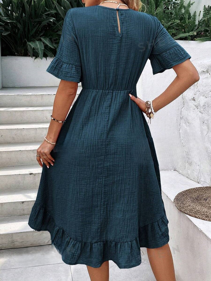 Yara - Elegant Casual Short Sleeve Dress