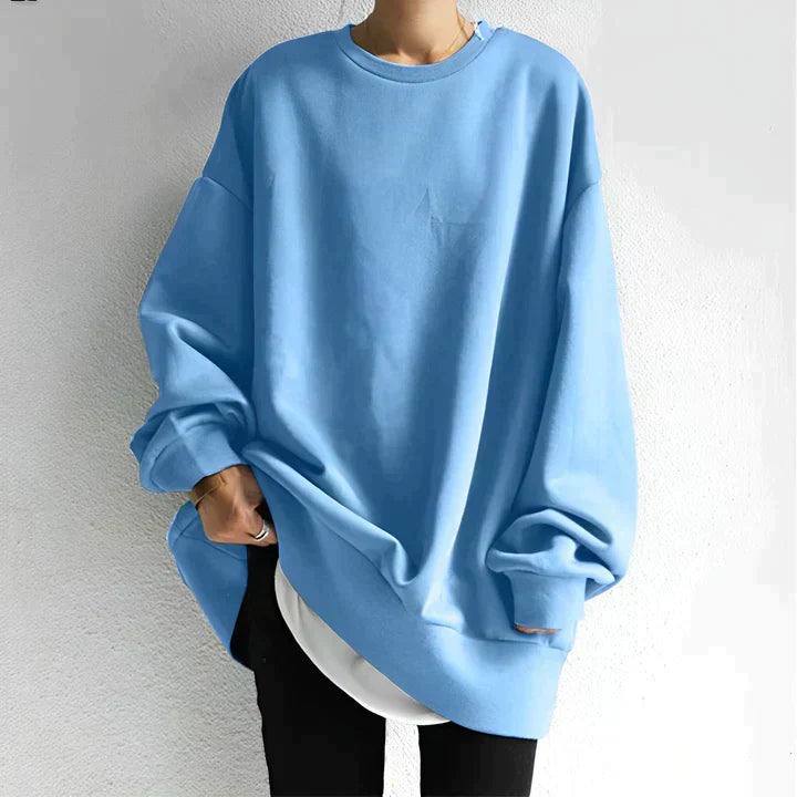 Sally - Oversized round neck jumper for women