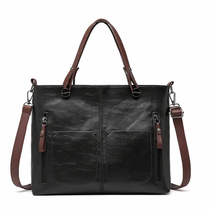 Lina™ - Vintage Leather Shoulder Bag