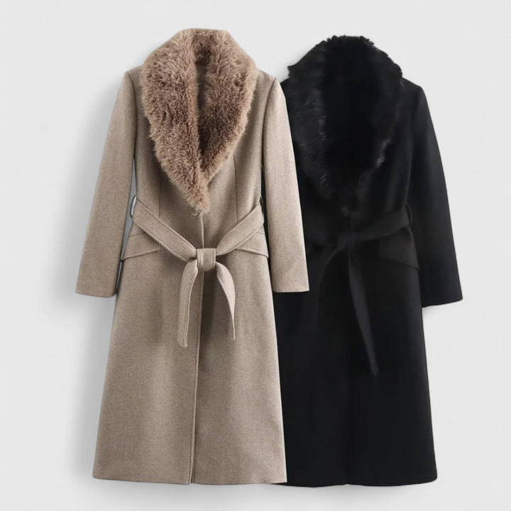 Evelyn – Belted Winter Coat