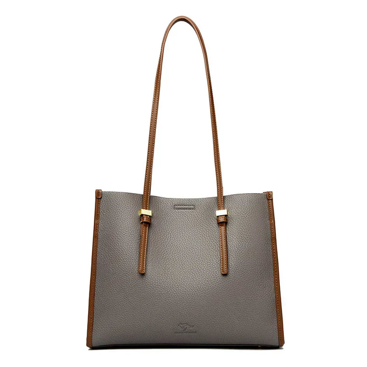 Elegant everyday bag with a leather look