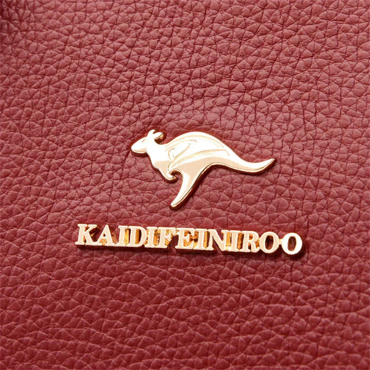 maria™ – Burgundy Handbag with Double Handles