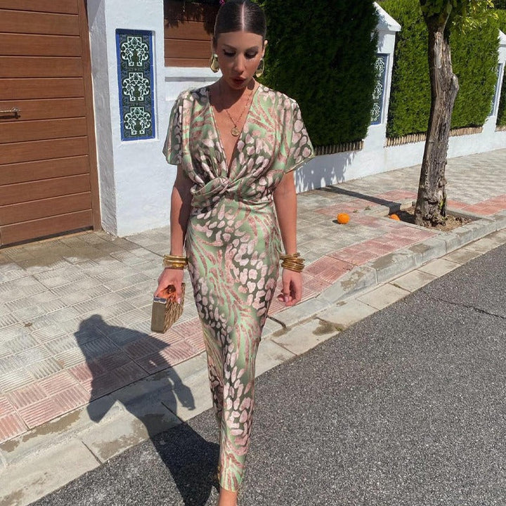 Kendall - V-Neck Long Dress