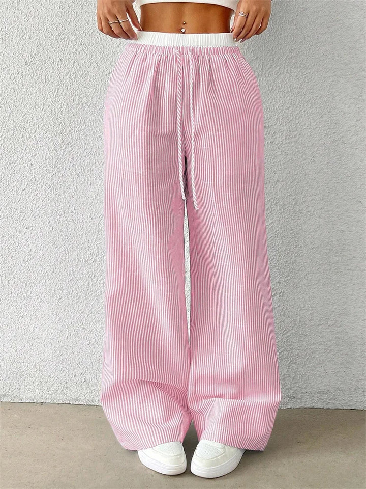 Jane - Casual Striped Pants