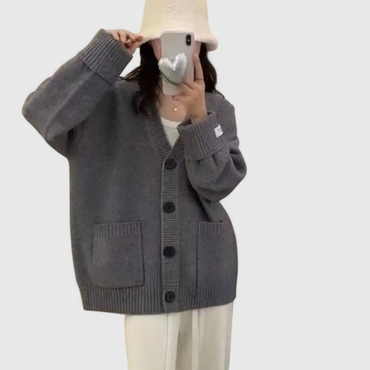 Elena - Oversized Knitted Cardigan