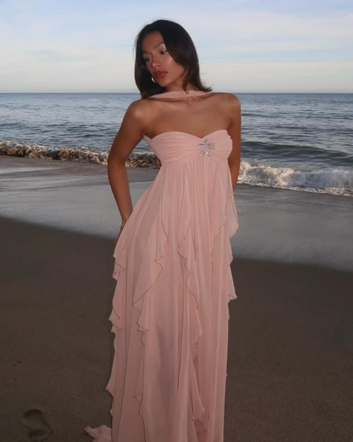 Nyra | Seabreeze Ruffle Gown