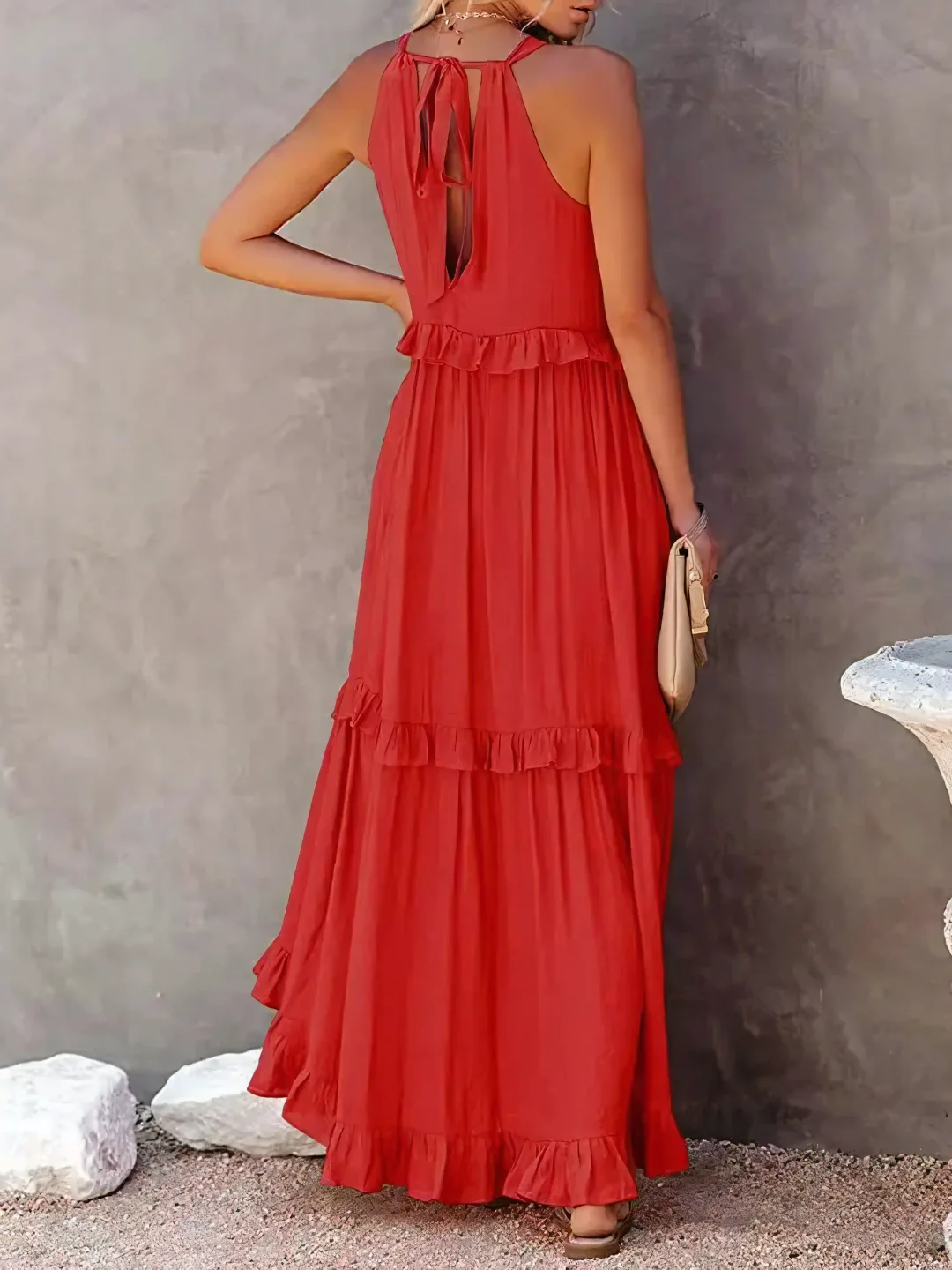 Elsie - Ruffle Maxi Dress