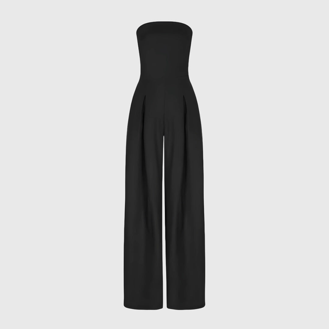 Alyssa - Wide Leg Strapless Jumpsuit