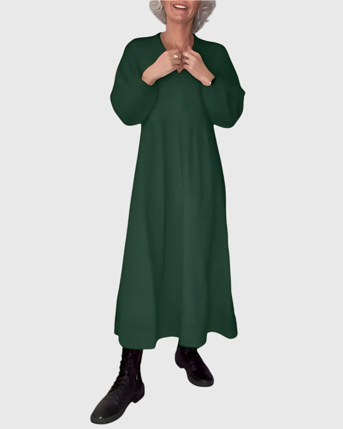 Amanda - V-neck Maxi Dress