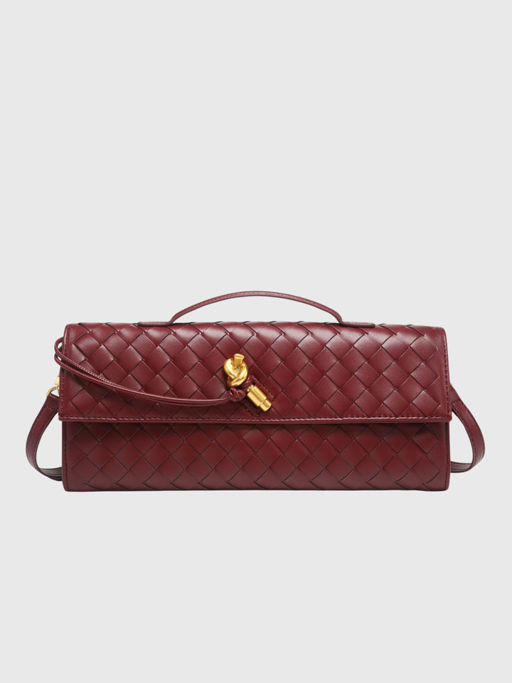 Camila | Luxe Slim Woven Clutch