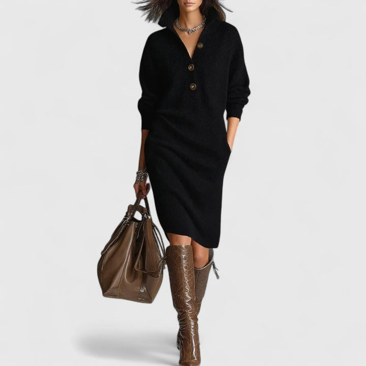 Judi - Elegant Sweater Dress