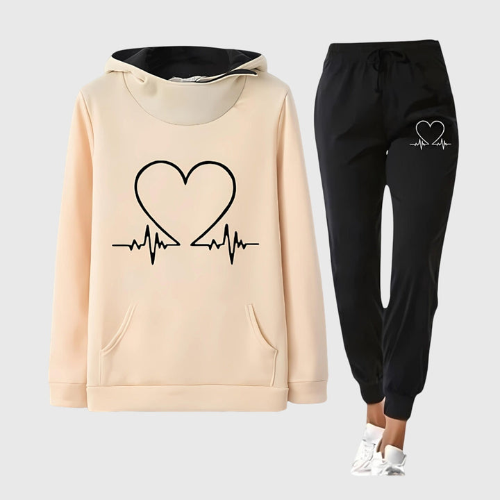 Carmen - Heartbeat Hoodie Co-ord