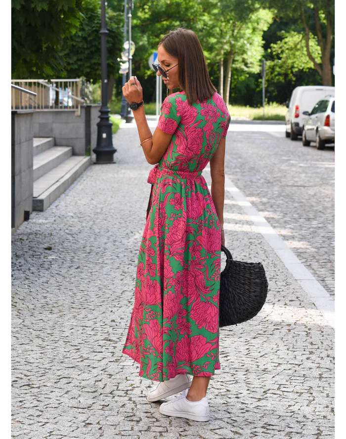 Sofia - Summer dress with floral pattern
