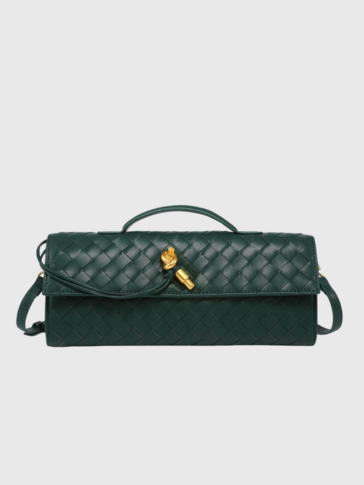 Camila | Luxe Slim Woven Clutch