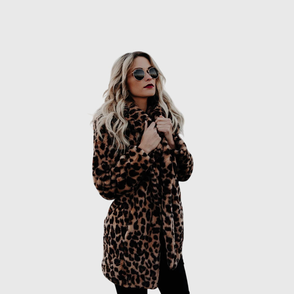 Clarissa - Leopard Print Coat