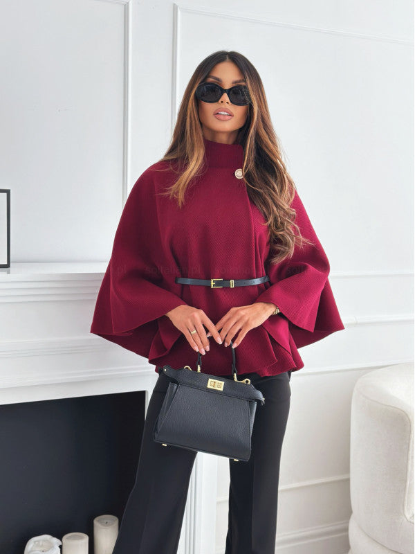 Selviora - Belted Cape Top