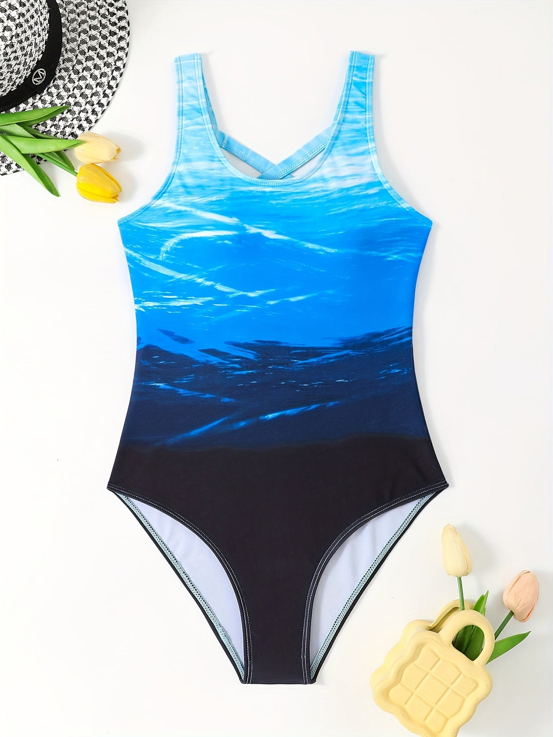 Pamela – Ocean Gradient Swimsuit