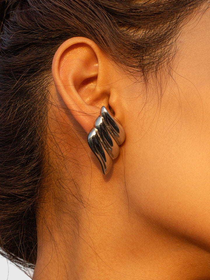 Aitana | Three Layer Wing Earrings