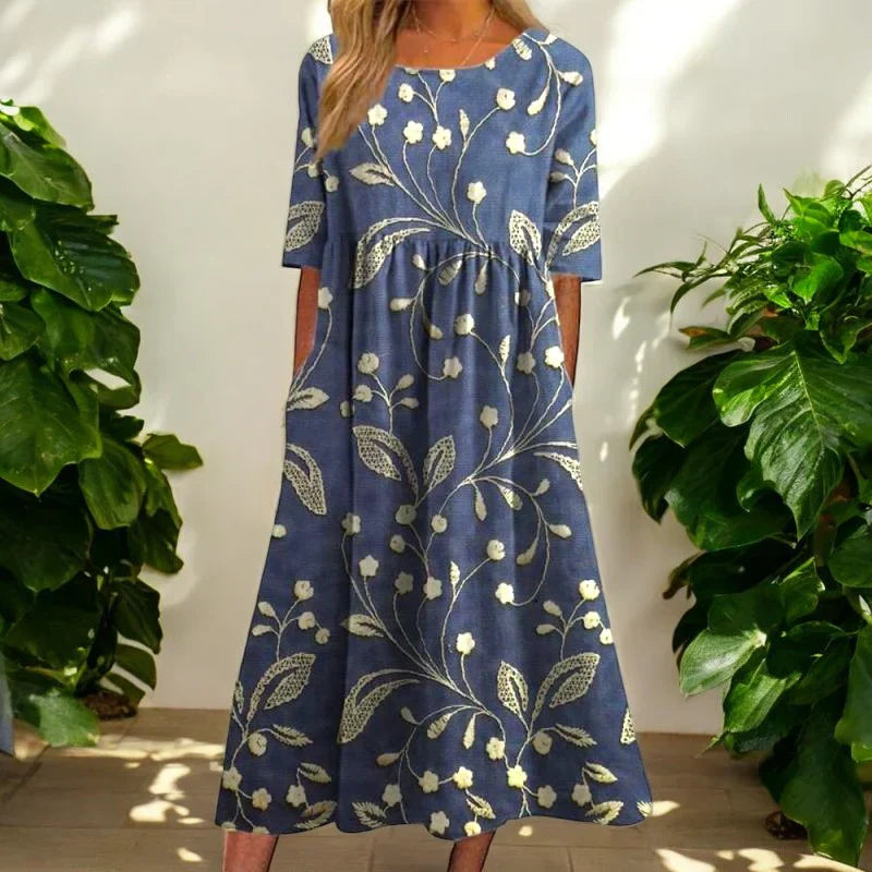 Lily - Floral Midi Dress