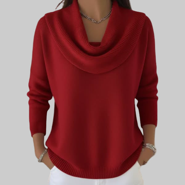 Teresa – Effortless Elegance Cowl Neck Sweater