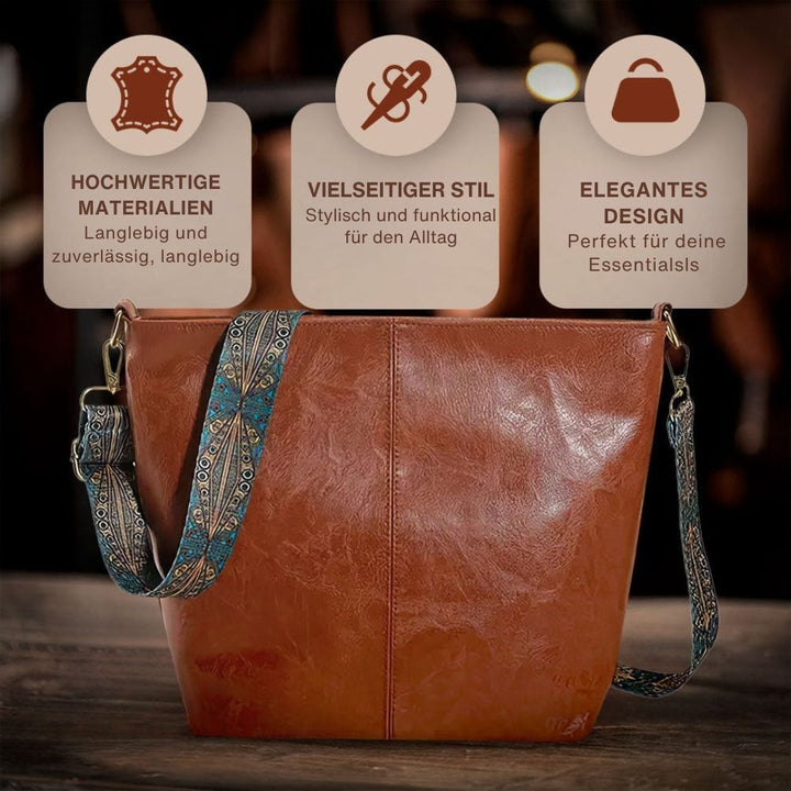 Greta - Vintage Leather Shoulder Bag