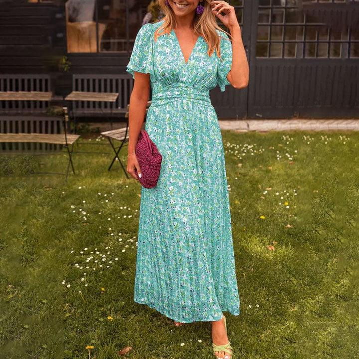 Emily - Classic V-Neck Dress